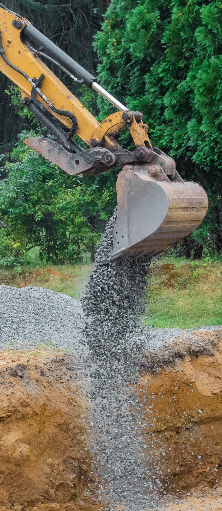 Site preparation work by Summers Construction near Winchester, Tennessee